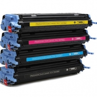 Картридж для HP Color LaserJet 1600 2600n 2605dn CM1015 CM1017 MFP Q6001A 124A cyan синий (2000 страниц) - UNITON